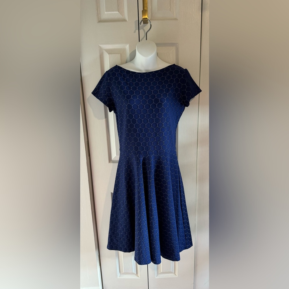 EUC Leota Midi Dress Blue Size: Large